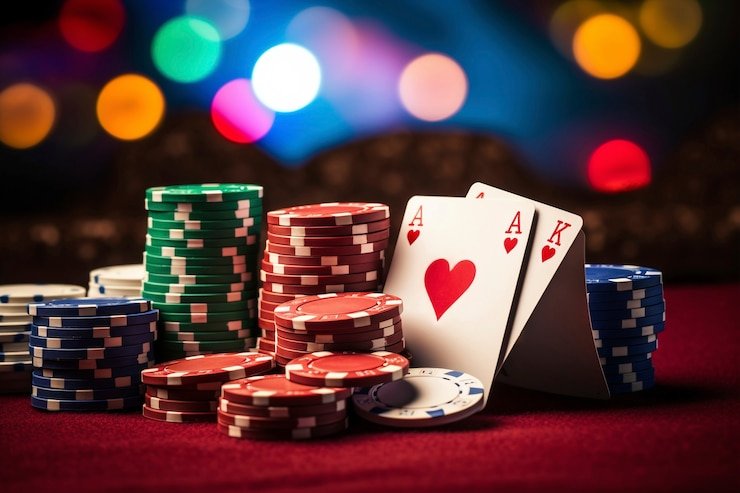 2d togel Live Sic Bo dealer rolling dice in HD studio setup